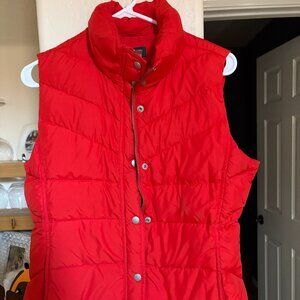 Like New Red JCrew Puffer Vest